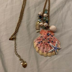 Betsey Johnson Ocean Seashell necklace